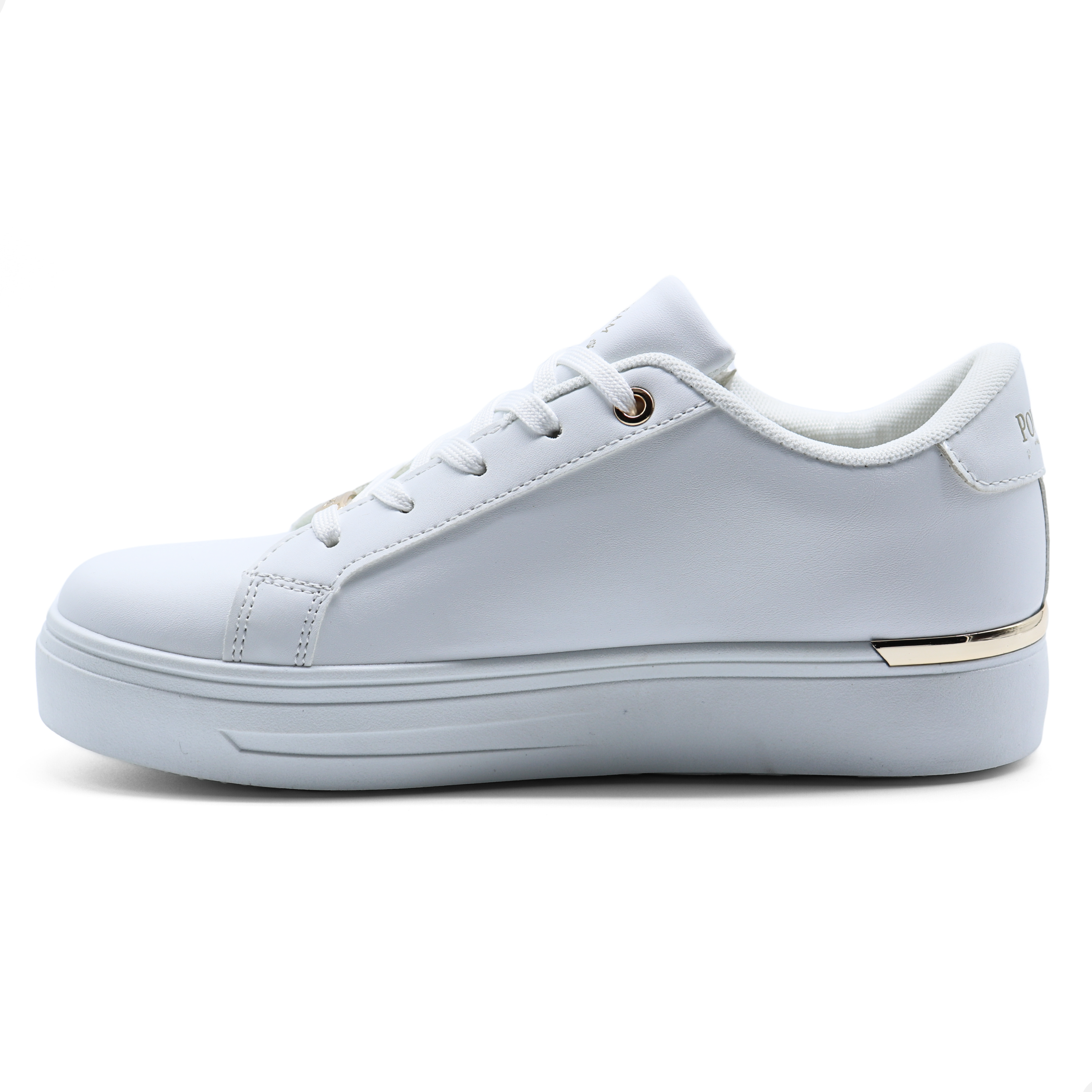 Tenis Polo Club Para Mujer Urbano York Team Plataforma Casual Blanco And24.