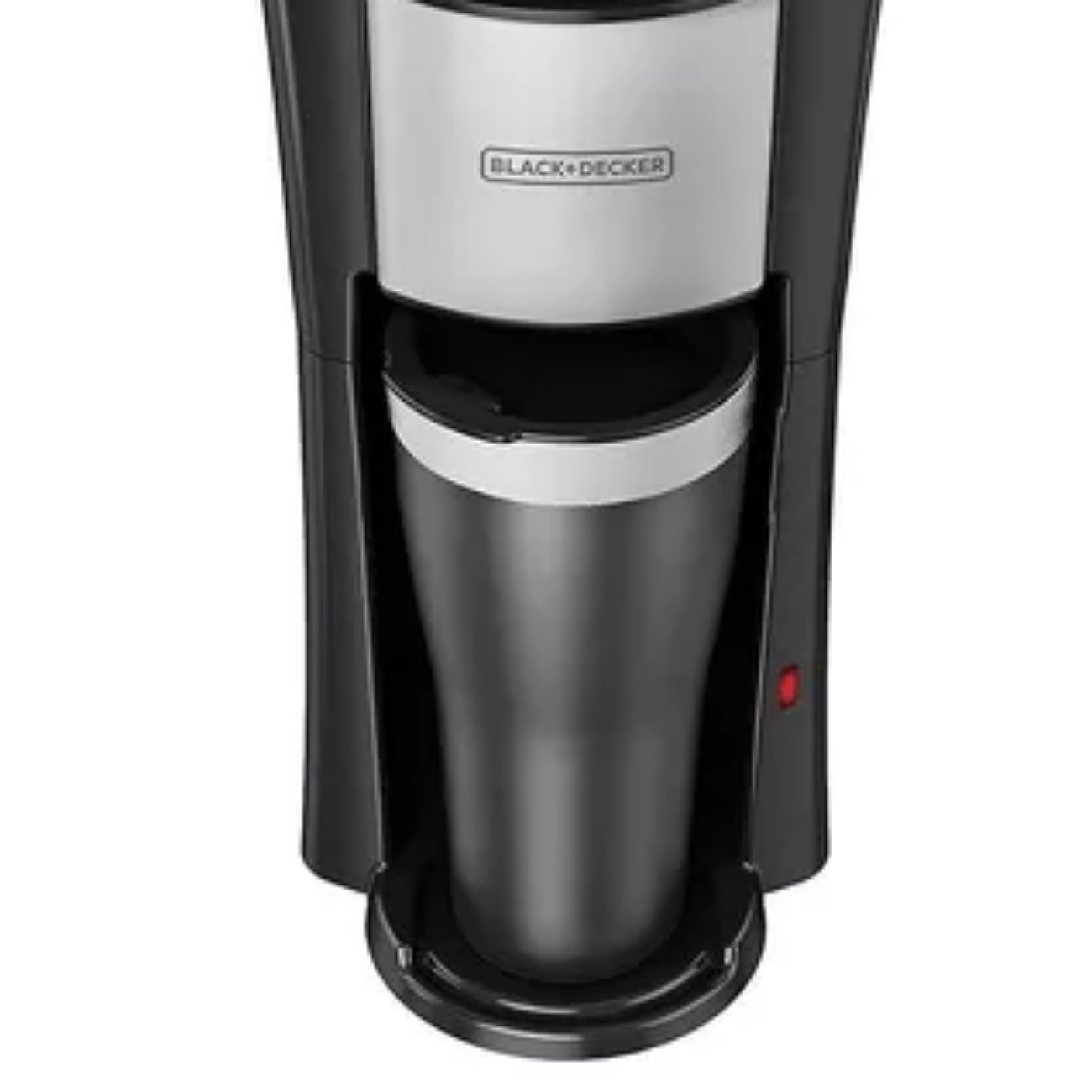 Cafetera Individual Con Termo Portátil Black & Decker Cm618 Color Negro/Plata
