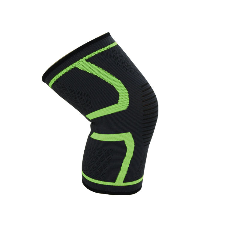 Rodillera de color verde talla M y G para deporte o rehabilitación.