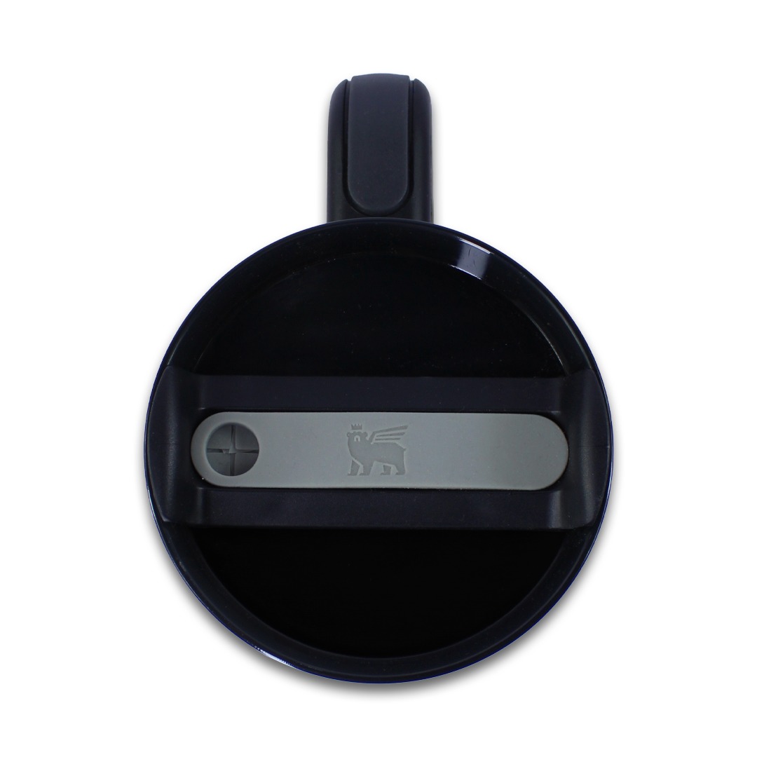 Vaso Termico Negro tipo stanley  De Acero Inoxidable 40oz Con Popote