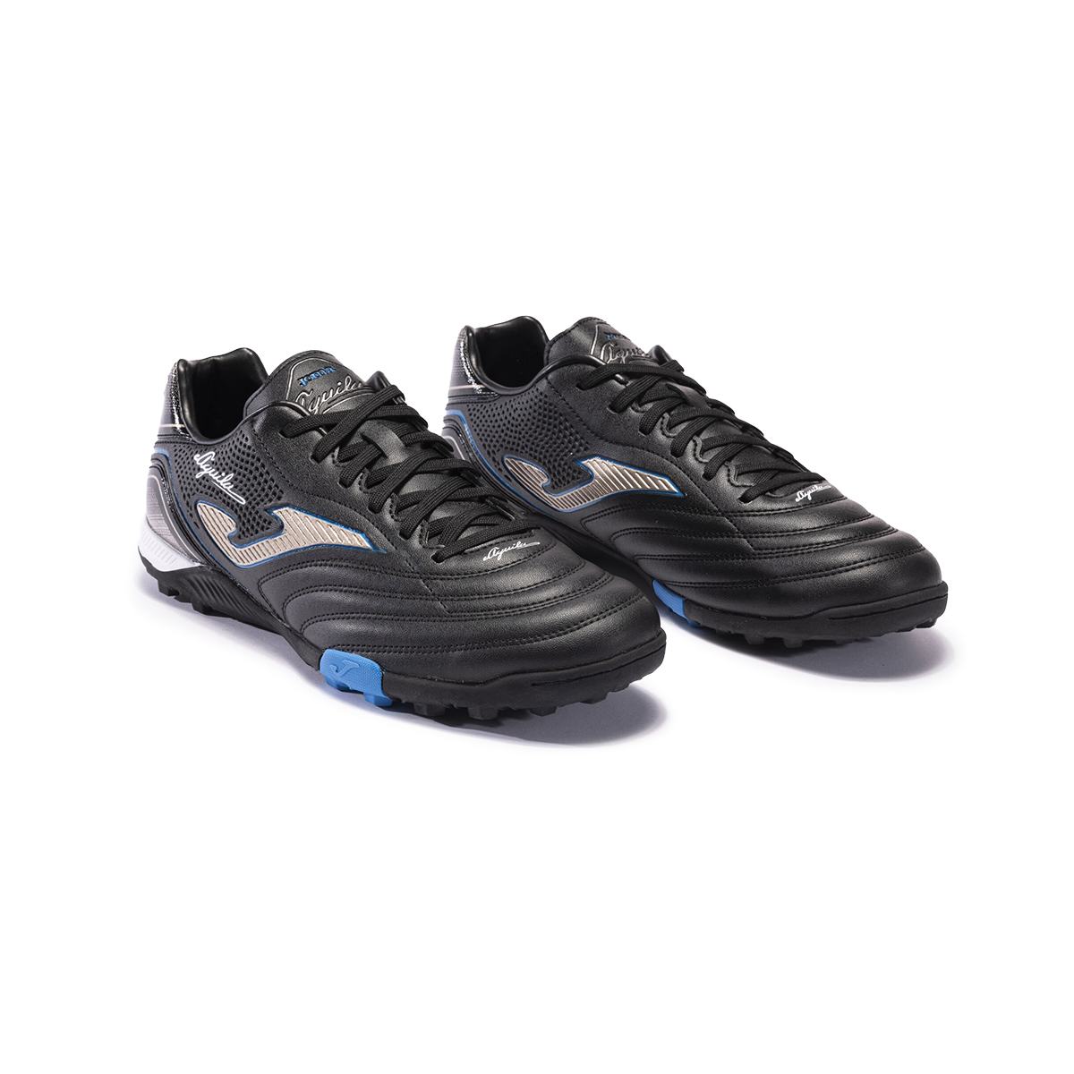 Tenis Joma Futbol Rapido Aguila 2301 Turf Negro Oro