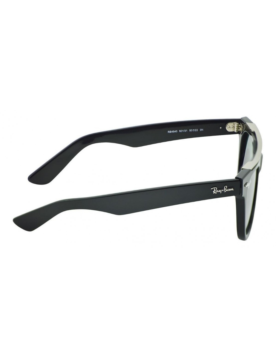 Lentes de sol Ray Ban Rb4540 601/31 Wayfarer Double Bridge Negro G-15