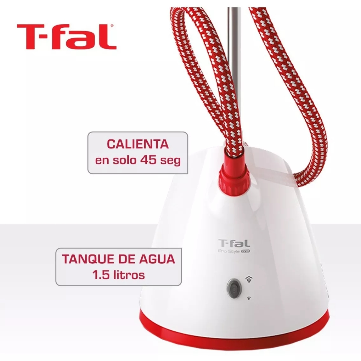 Central de Vapor T-Fal Pro Style One 1500W Planchado Vertical.