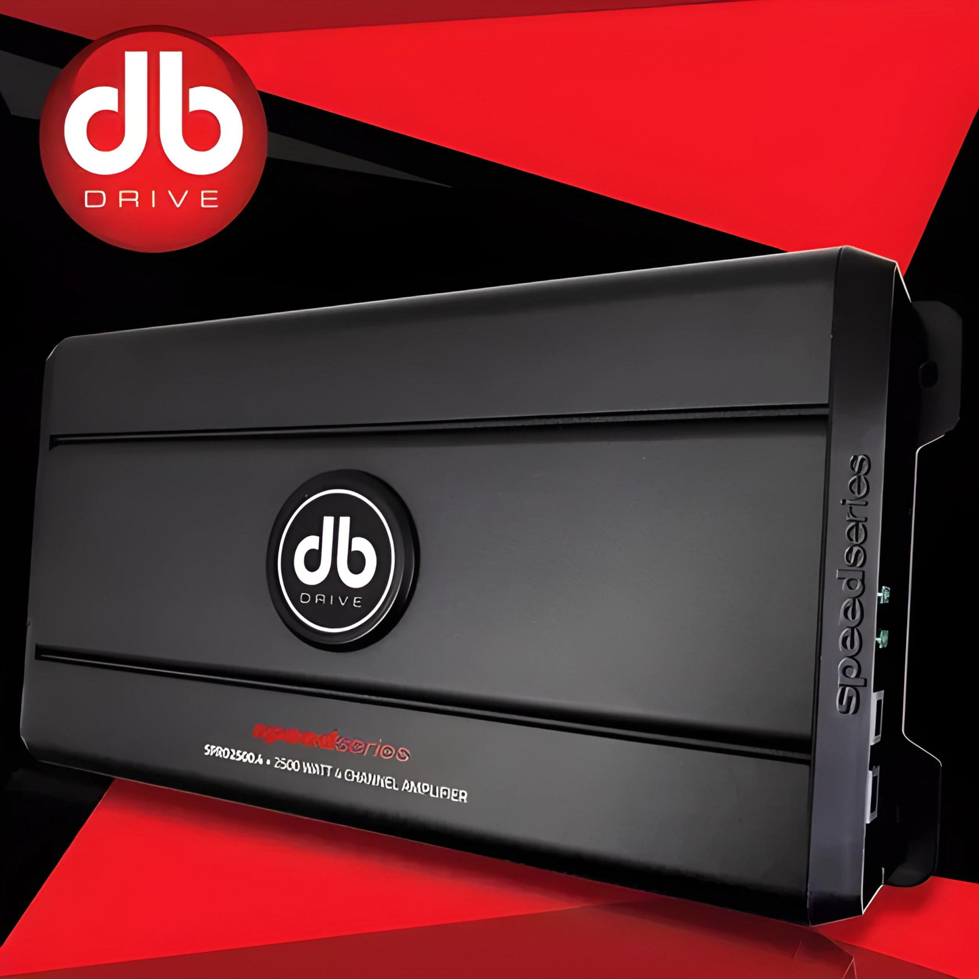 Amplificador de 4 Canales DB Drive SPRO2500.4 Speed Series: Potencia y Versatilidad en Audio de Alta Calidad.