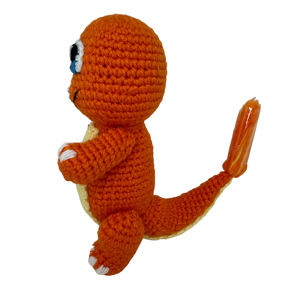 Charmander Poke Tejido Amigurumi Hecho A Mano 18 Cm. DM 