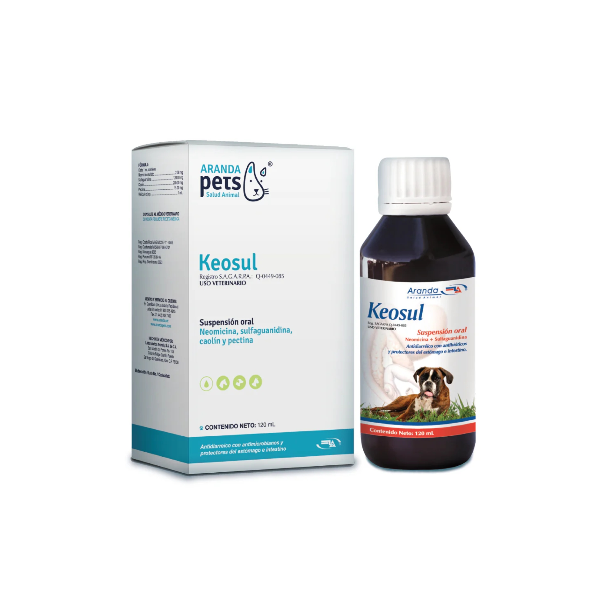 Keosul suspension aranda salud animal 120 ml .
