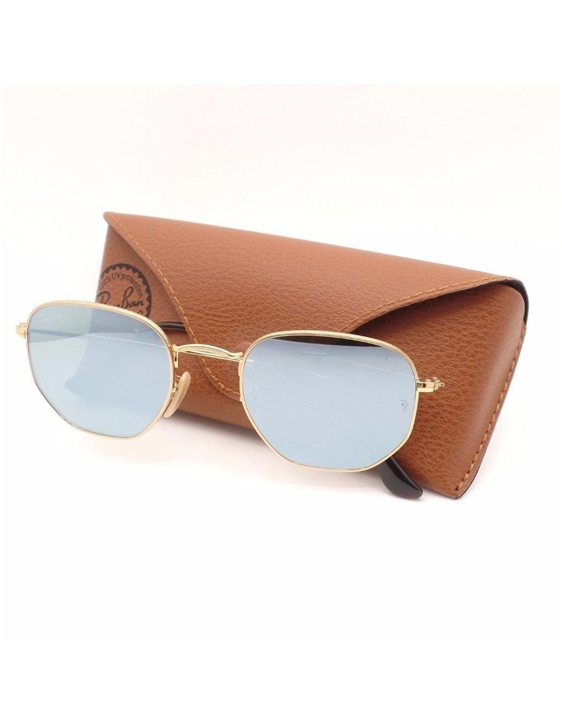 Lentes de sol ray ban rb3548n 001 hexagonal flat hotsell