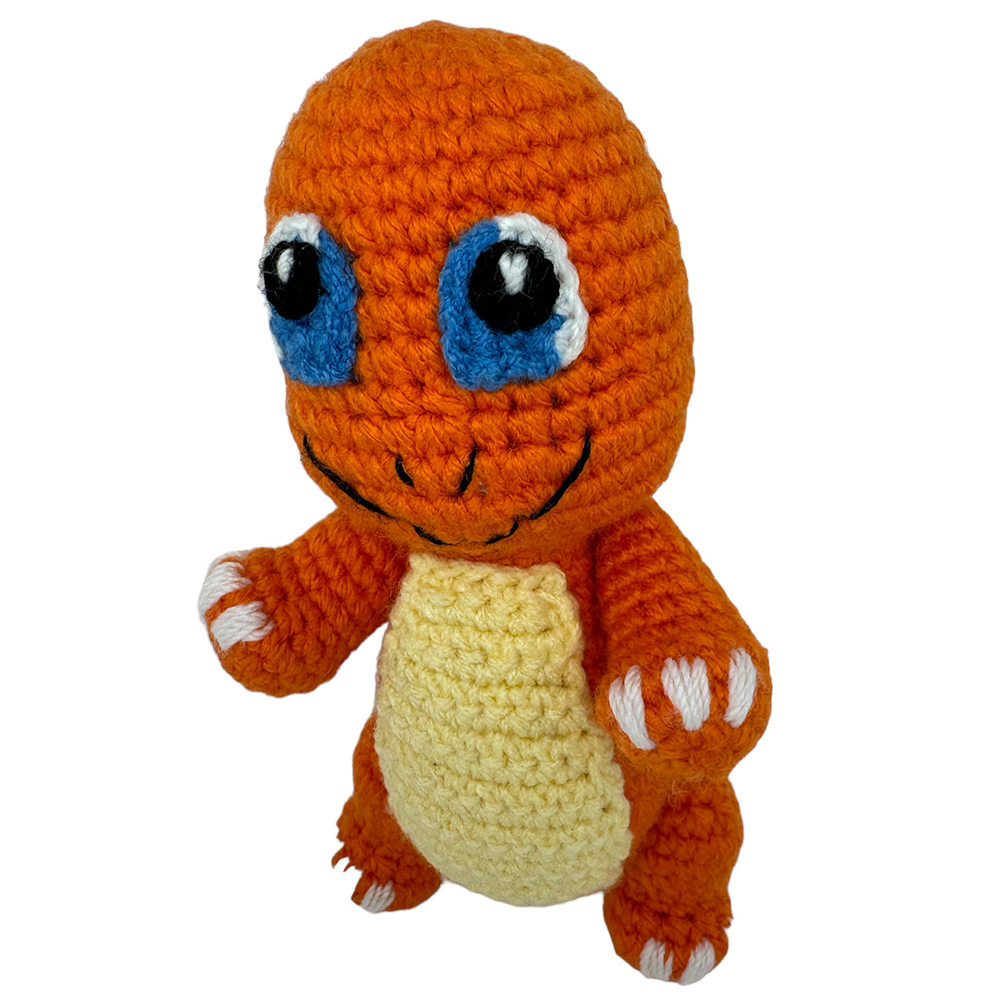 Charmander Poke Tejido Amigurumi Hecho A Mano 18 Cm. DM 