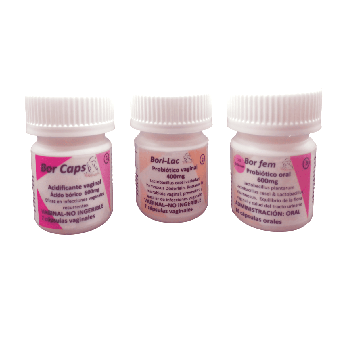 Probiótico vaginal Bor Caps Complex.