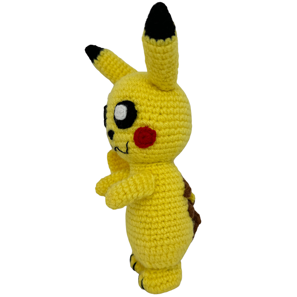 Pikachu Poke Tejido Amigurumi Hecho A Mano 22 Cm DM 
