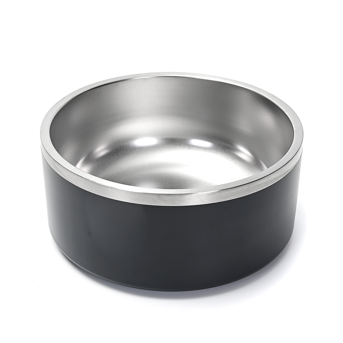  Tazón para Perro en Acero Inoxidable, Cuenco para Alimento de Mascota Raza Mediana y Grande.