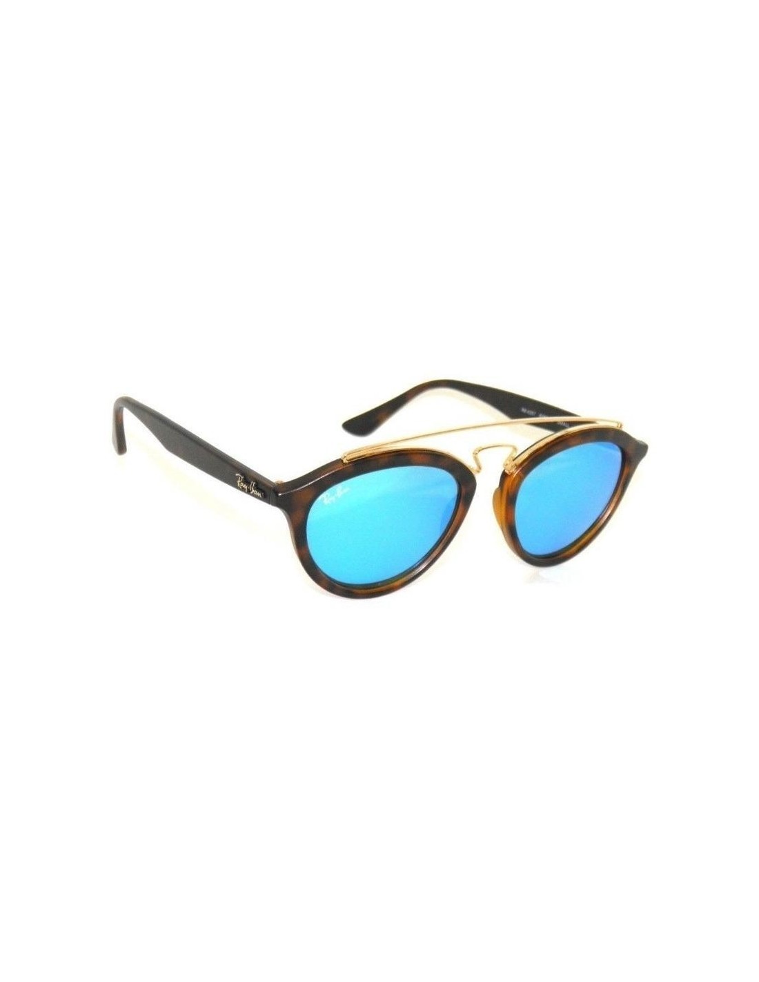 Lentes de sol Ray Ban Rb4257 6092/55 Gatsby Ii Carey Azul Espejo Original