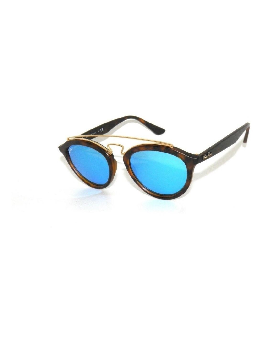 Lentes de sol Ray Ban Rb4257 6092/55 Gatsby Ii Carey Azul Espejo Original