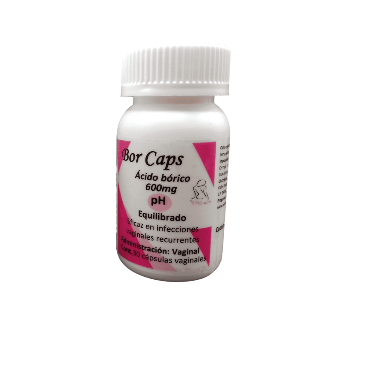 Probiotico vaginal de 400 mg| Cápsulas vaginales de ácido bórico 600mg.