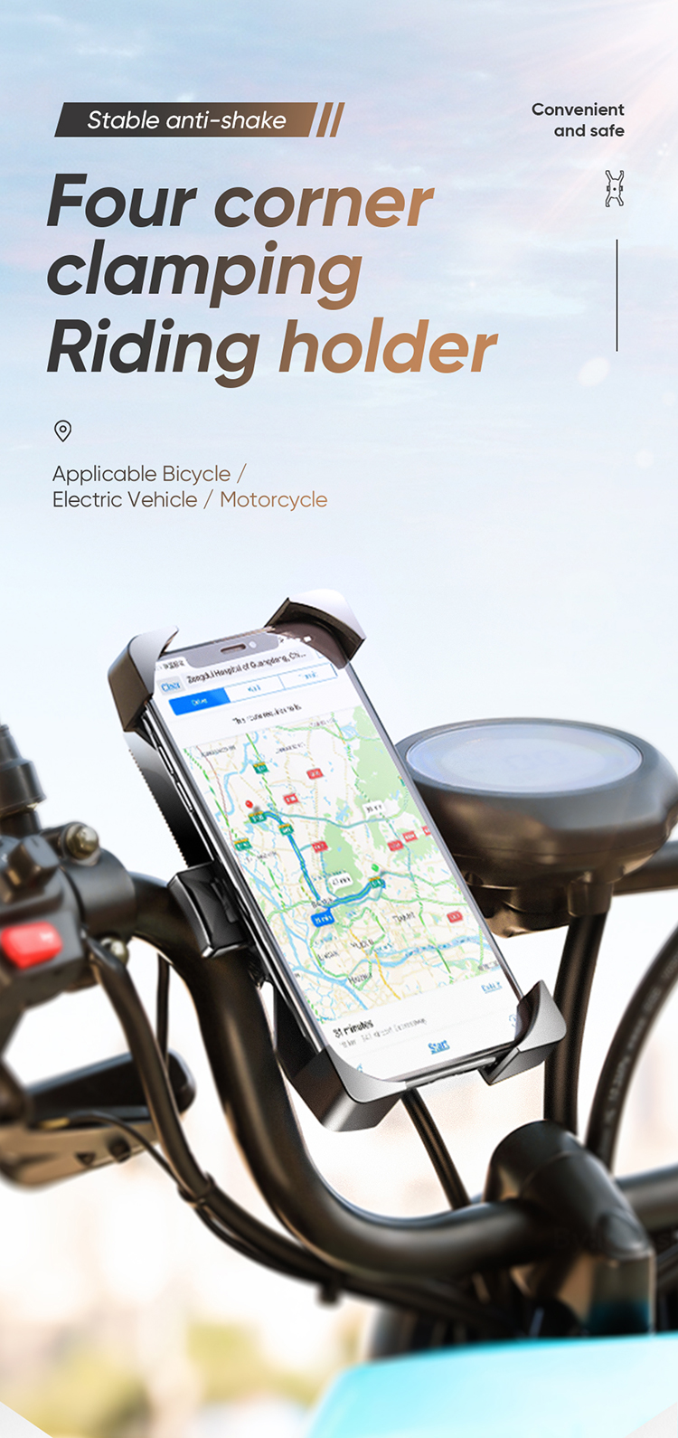 Soporte Para Celular Para Bicicleta O Motocicleta.