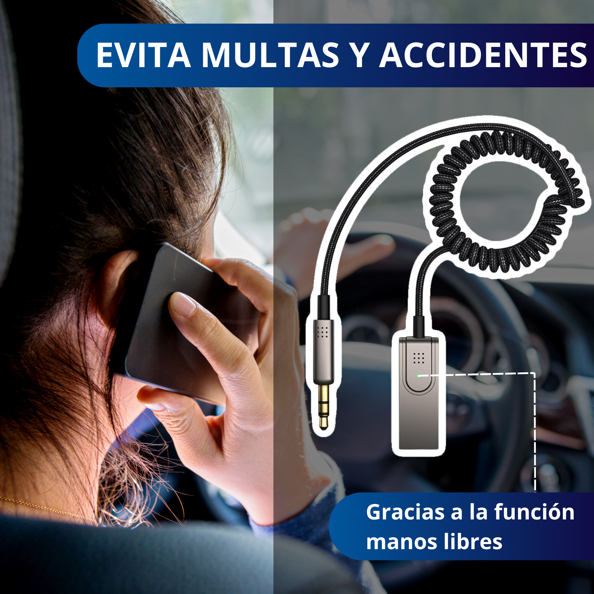 RECEPTOR DE AUDIO BLUETOOTH ADAPTADOR ECOMLAB AUDIO ESTEREO.
