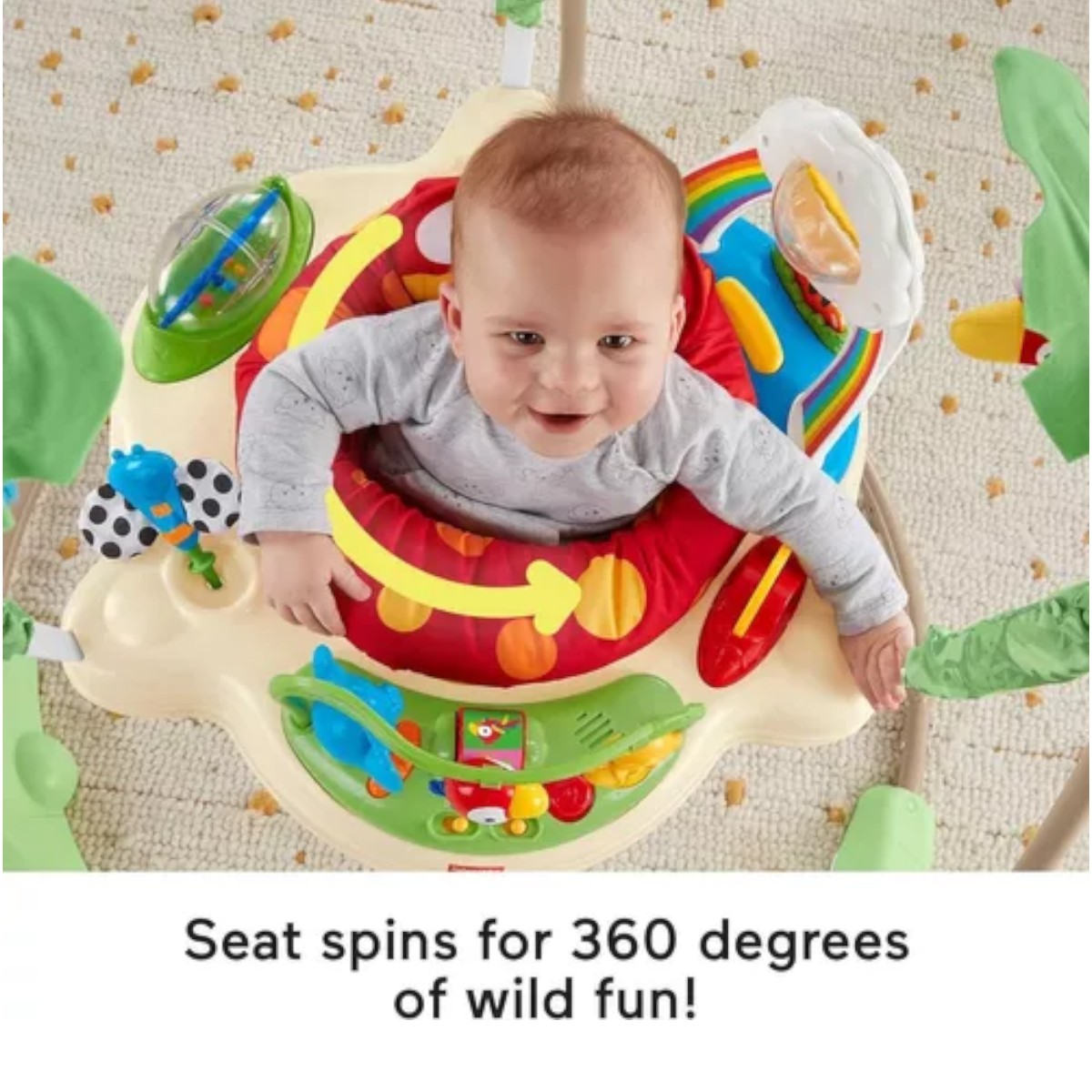 Silla Saltarina Fisher Price Bebe Gimnasio Selva K6070-999c.
