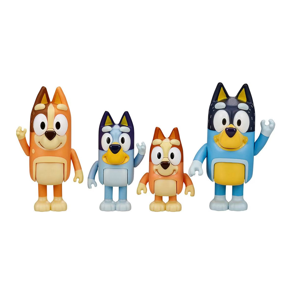 Bluey Bluey y Familia set 4pz.