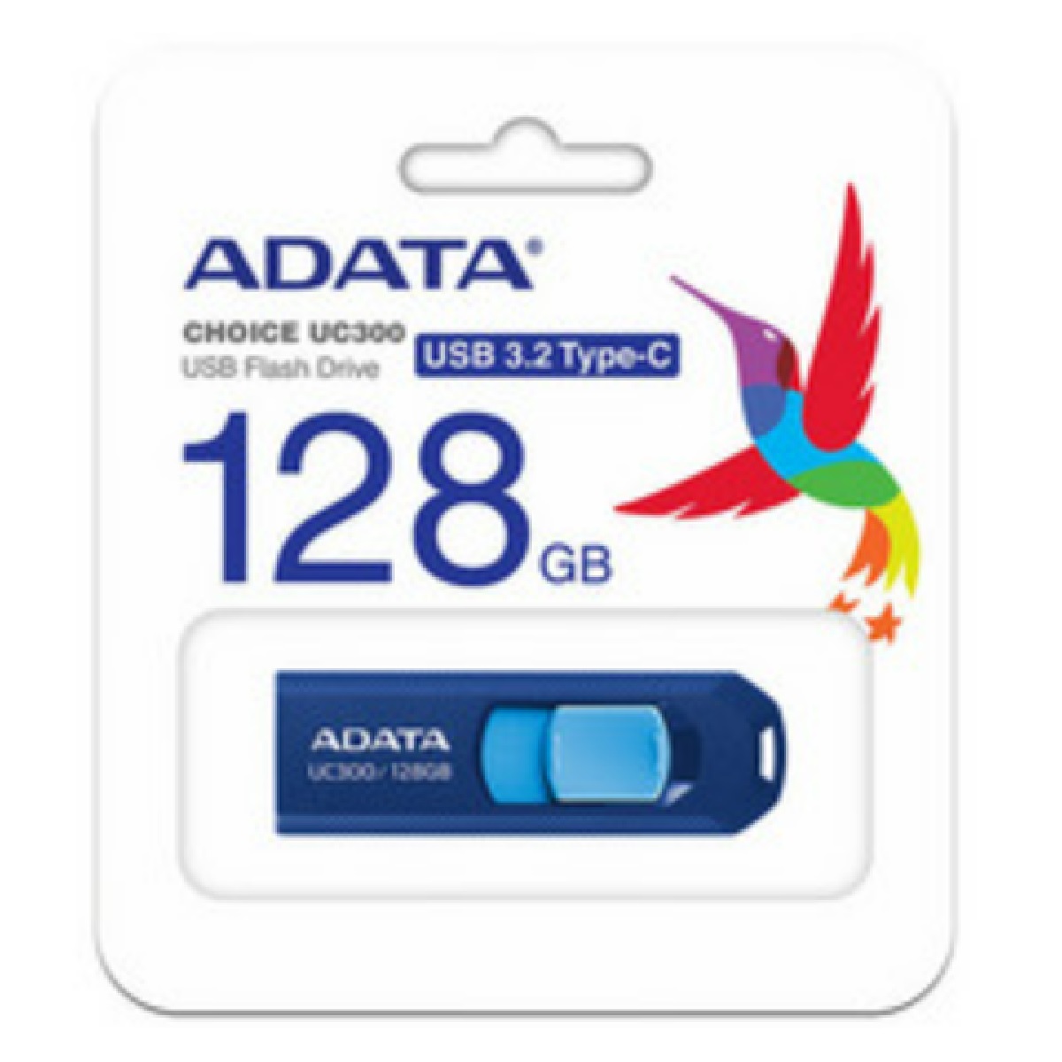 Memoria USB C Adata UC300 128GB USB 3.2 Lectura 100 MB/s