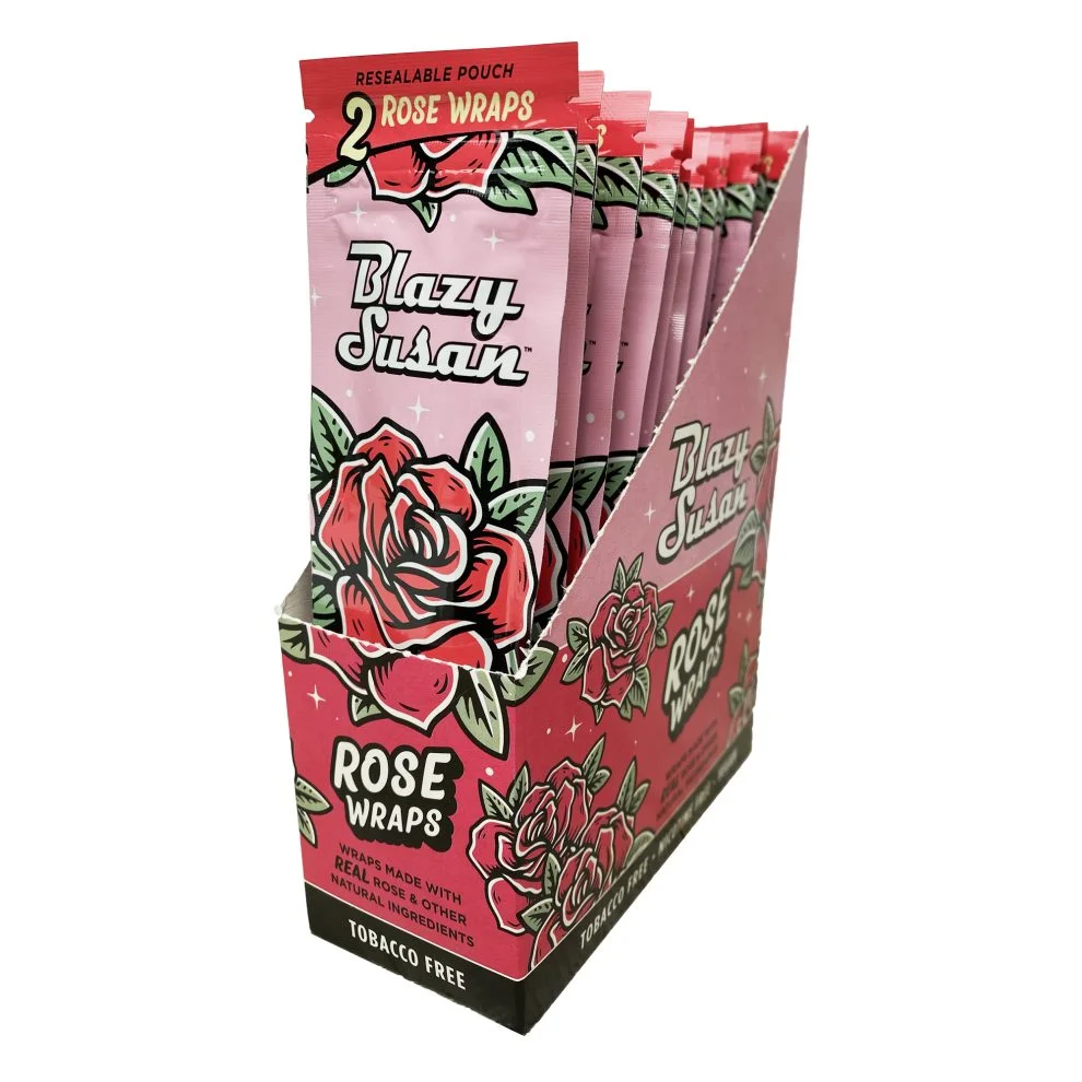 Caja con 25 Paquetes de 2 Rose Wraps Blazy Susan