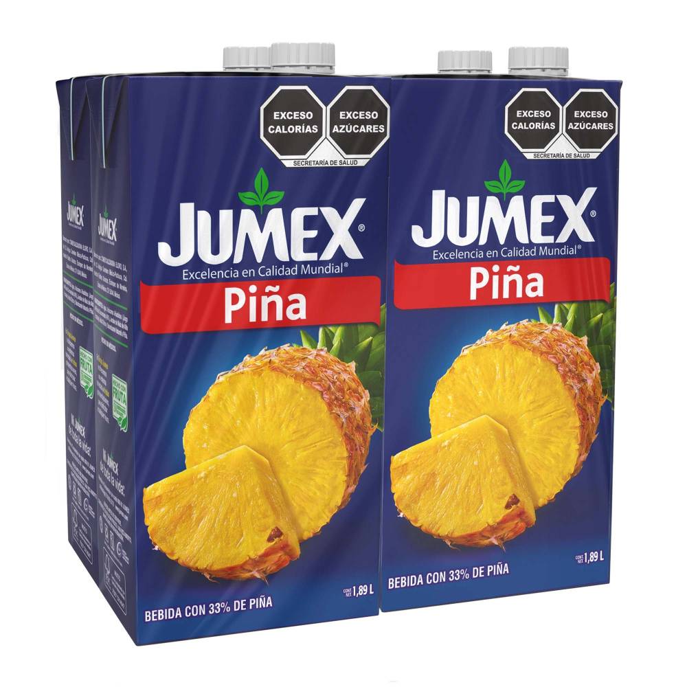 Jugo De Piña Jumex Paquete Con 4 Jugos De 1.89 Lts C/u