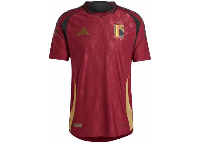 Nuevo! Jersey Belgica Eurocopa 2024/2025 Titular Local Vino Talla XL.