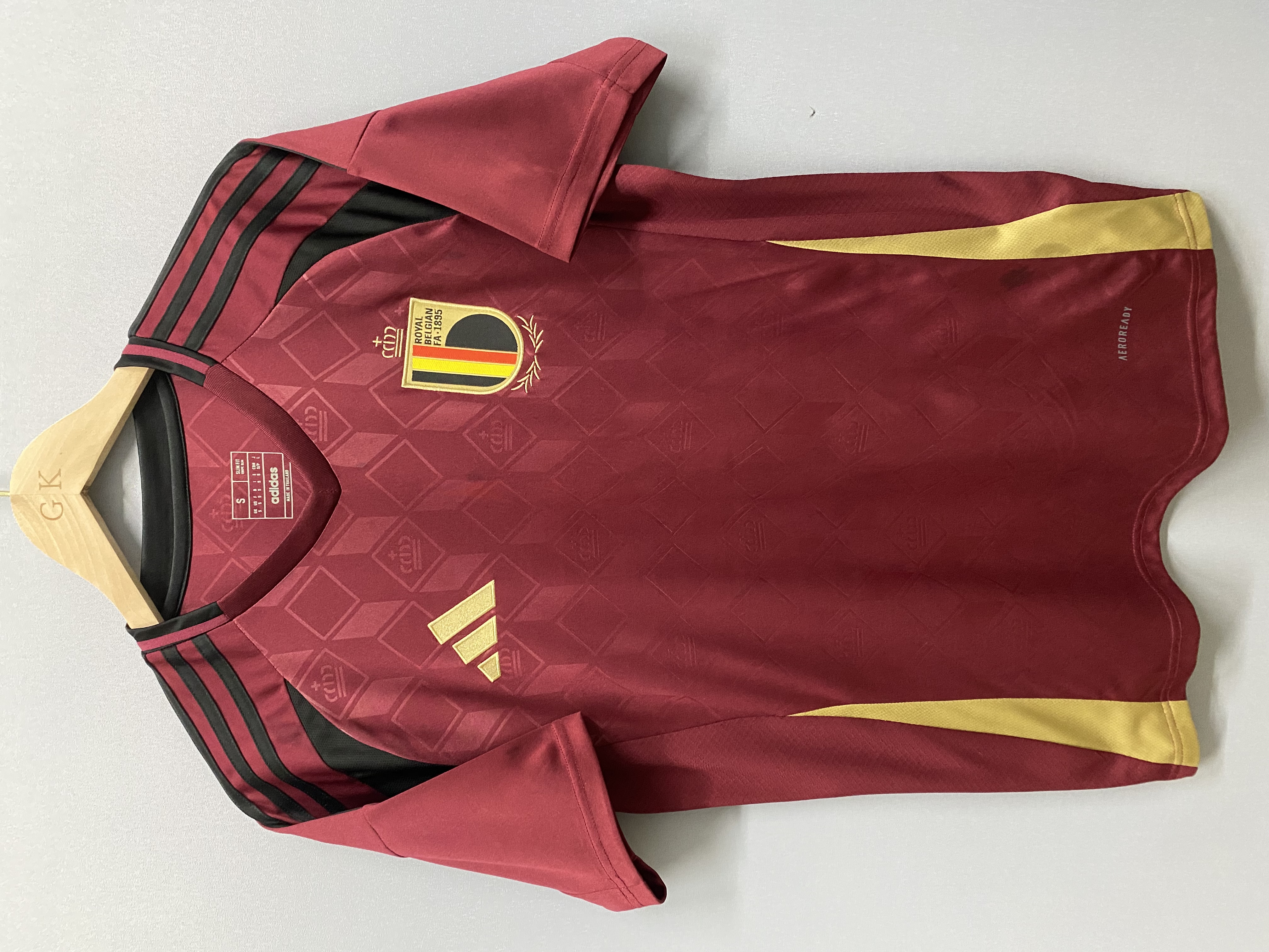 Nuevo! Jersey Belgica Eurocopa 2024/2025 Titular Local Vino Talla L.