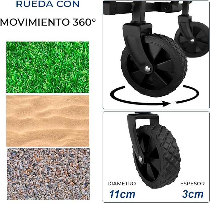 A NFL Carrito Plegable Multiusos Portátil para Transportar hasta 60 Kilos con Estructura Metálica Resistente, Ruedas Giratorias 360° con Estampado de tu Equipo Favorito (San Francisco).