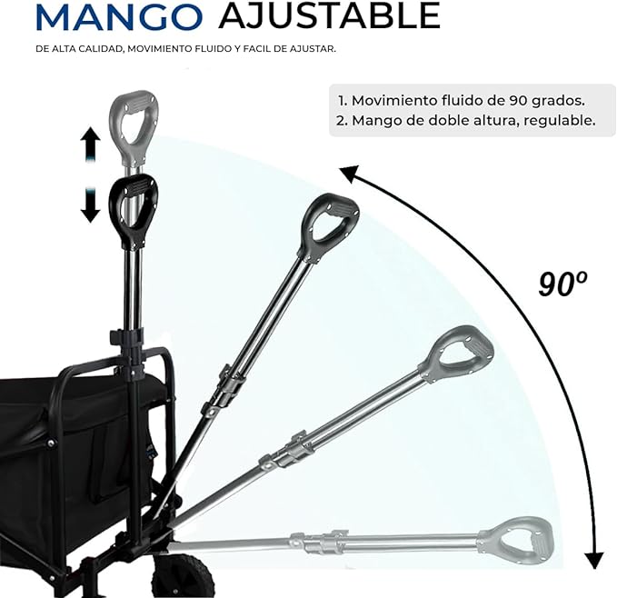 A NFL Carrito Plegable Multiusos Portátil para Transportar hasta 60 Kilos con Estructura Metálica Resistente, Ruedas Giratorias 360° con Estampado de tu Equipo Favorito (San Francisco).