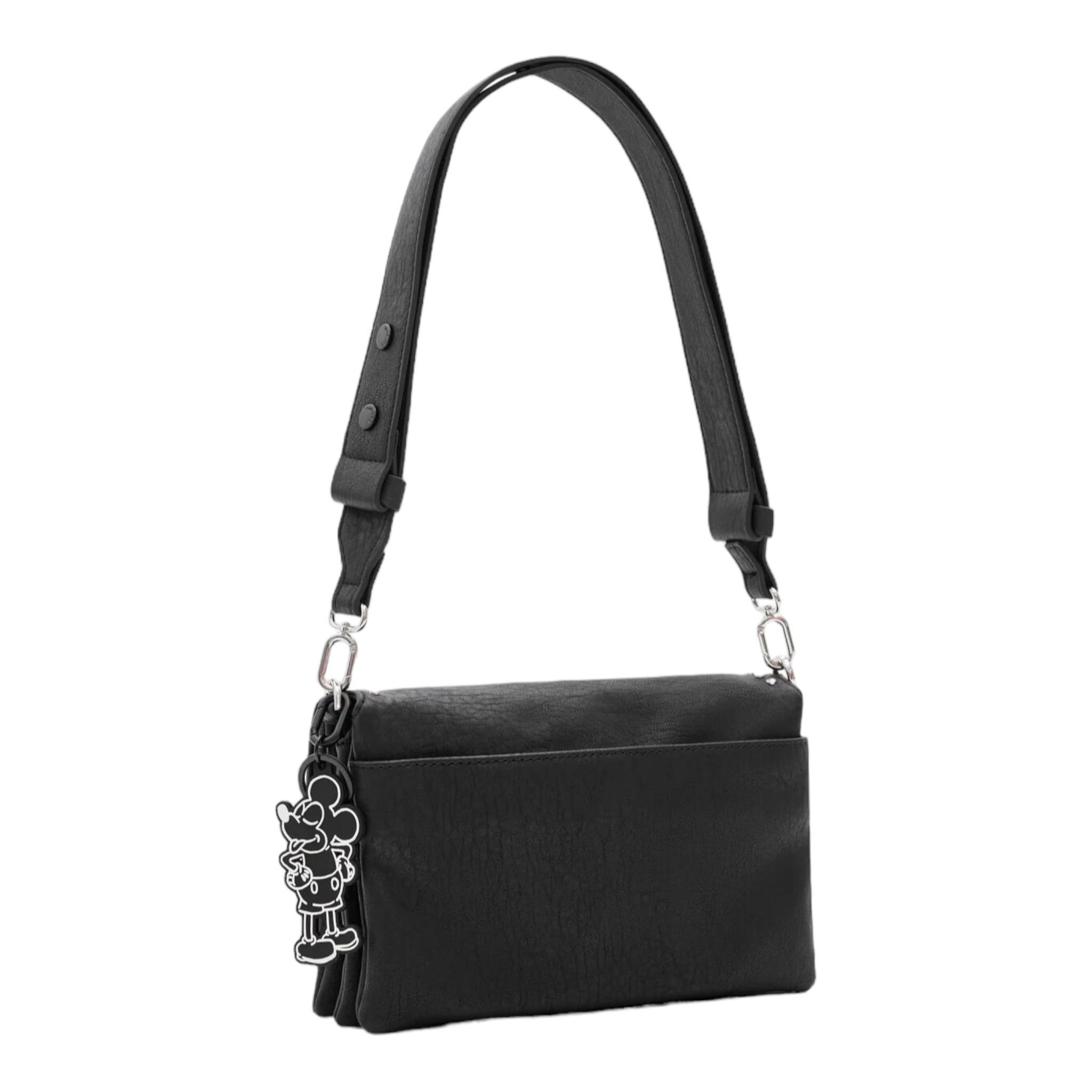 Bolso Bandolera M tachuelas Mickey Mouse Desigual.