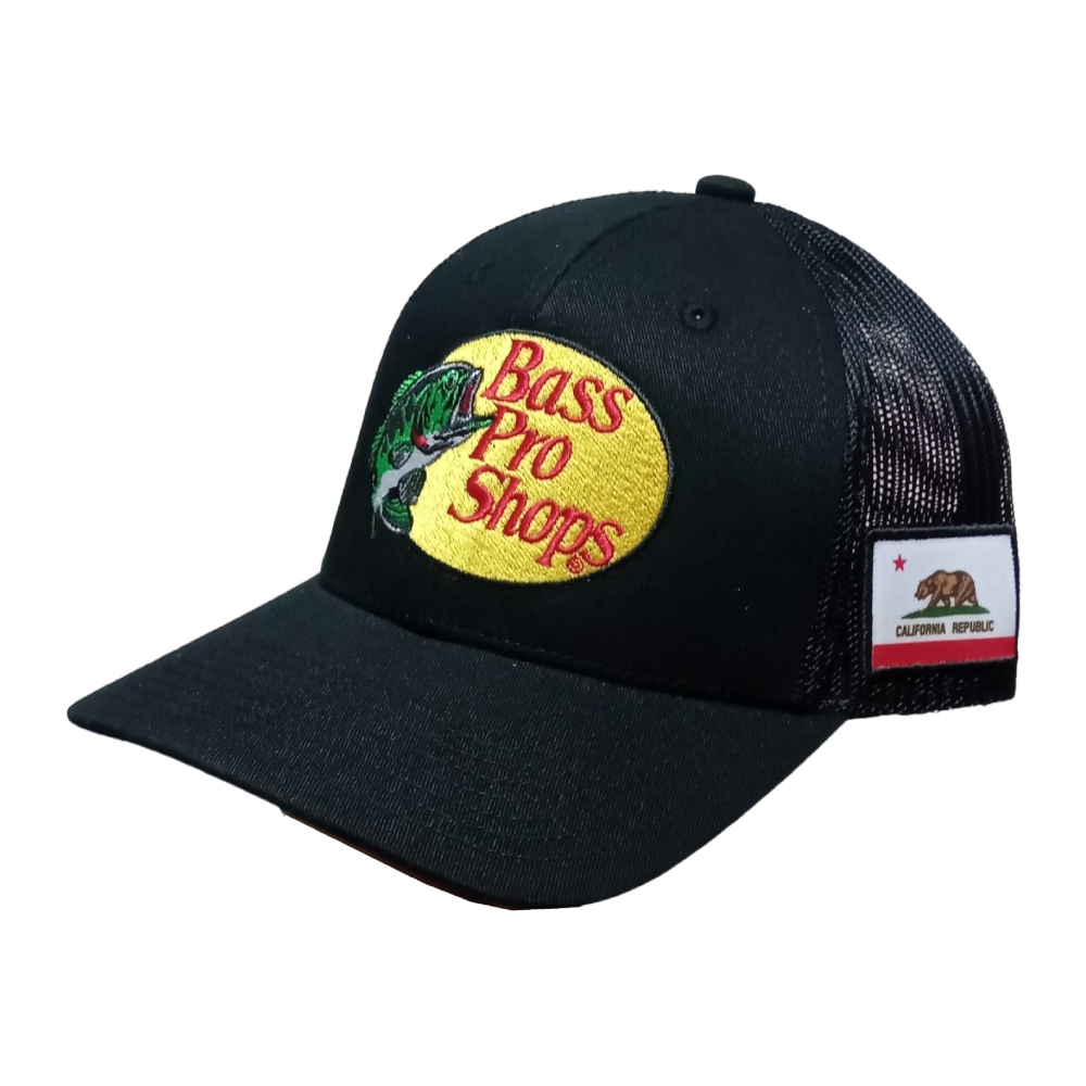 Gorra Bass Pro Shops Patch California Republic Negro 2970973.
