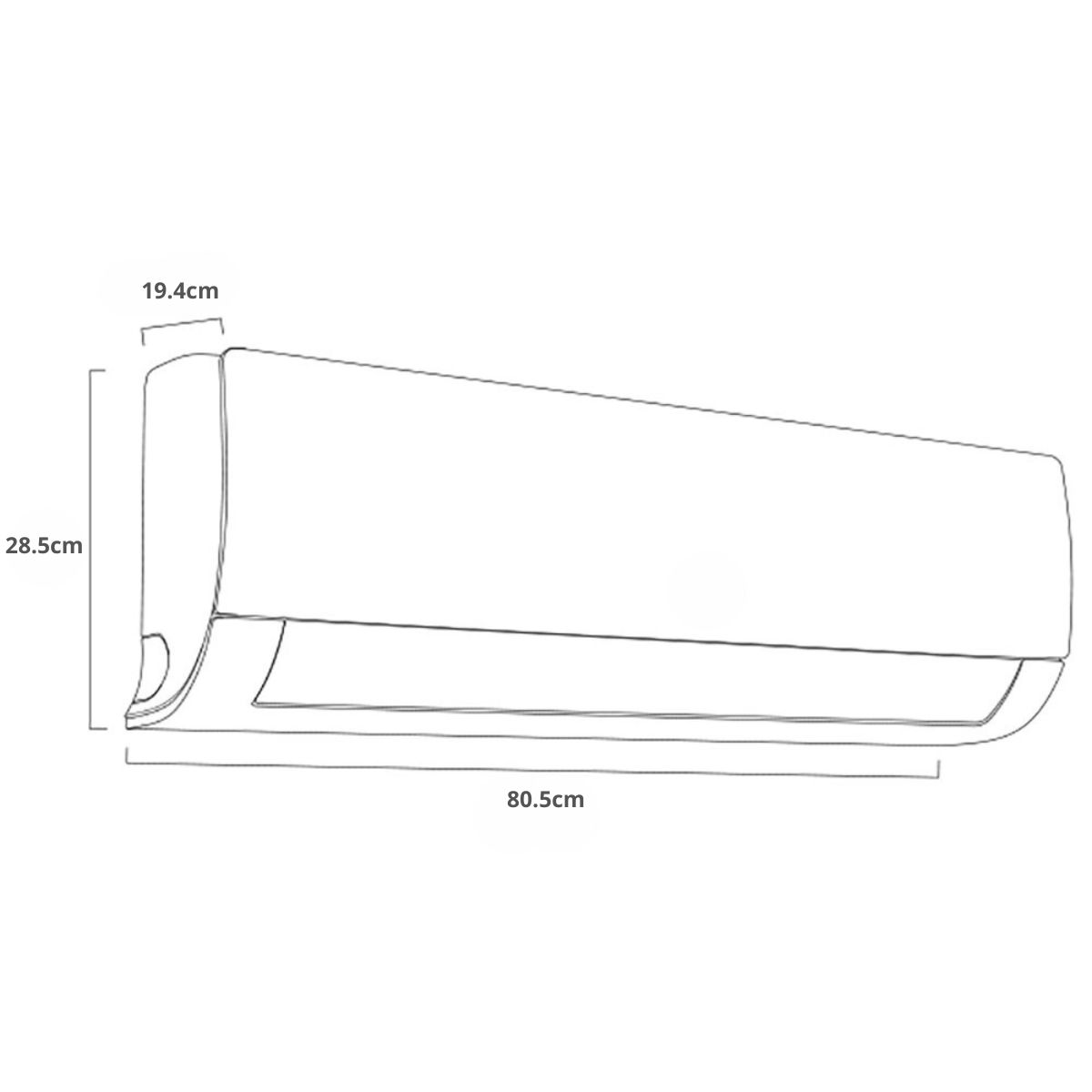 Aire Acondicionado Carrier Mini Split Puron X Inverter R32 12000 BTUs 110V Frío y Calor Blanco 53PXQ121D.
