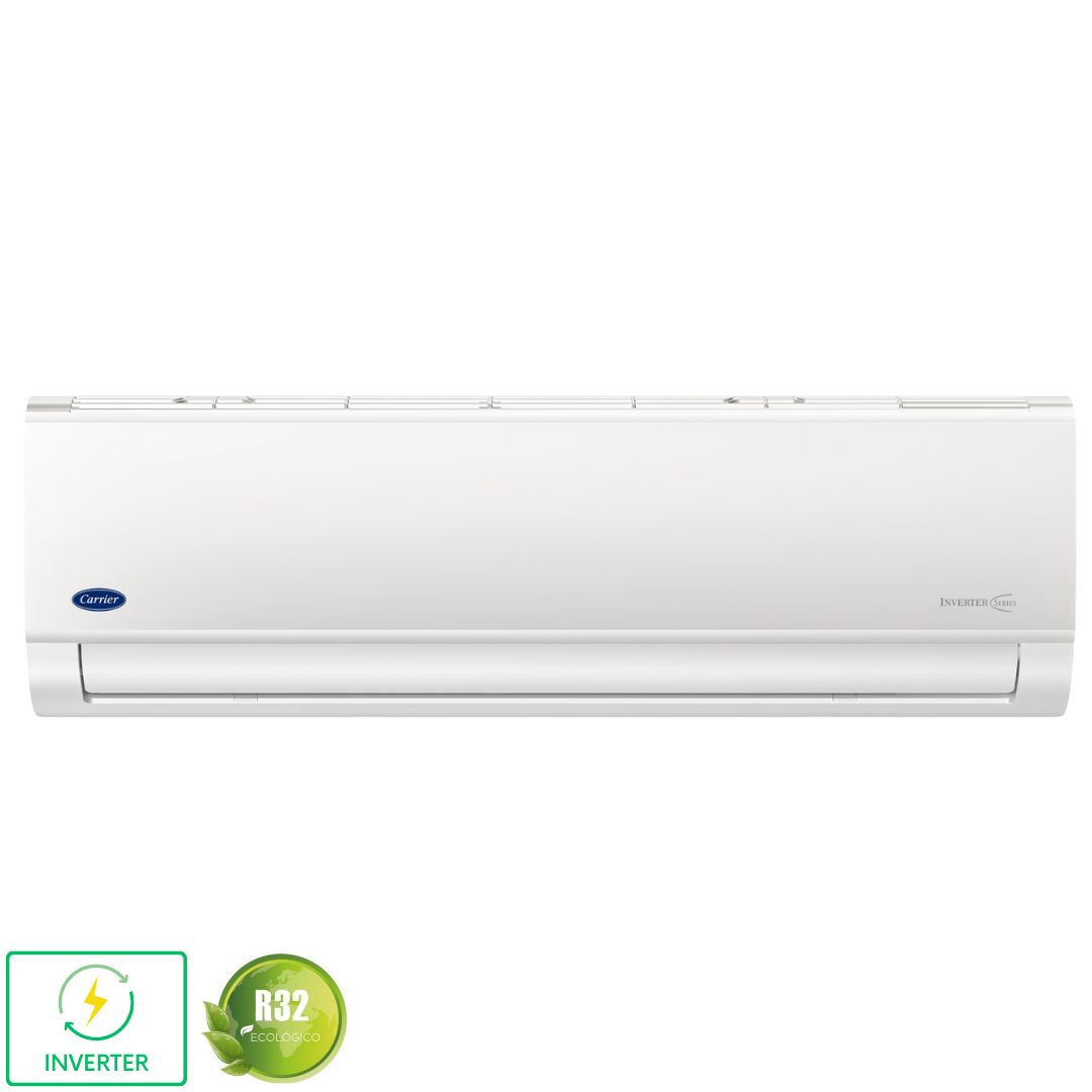 Aire Acondicionado Carrier Mini Split Puron X Inverter R32 12000 BTUs 110V Frío y Calor Blanco 53PXQ121D.