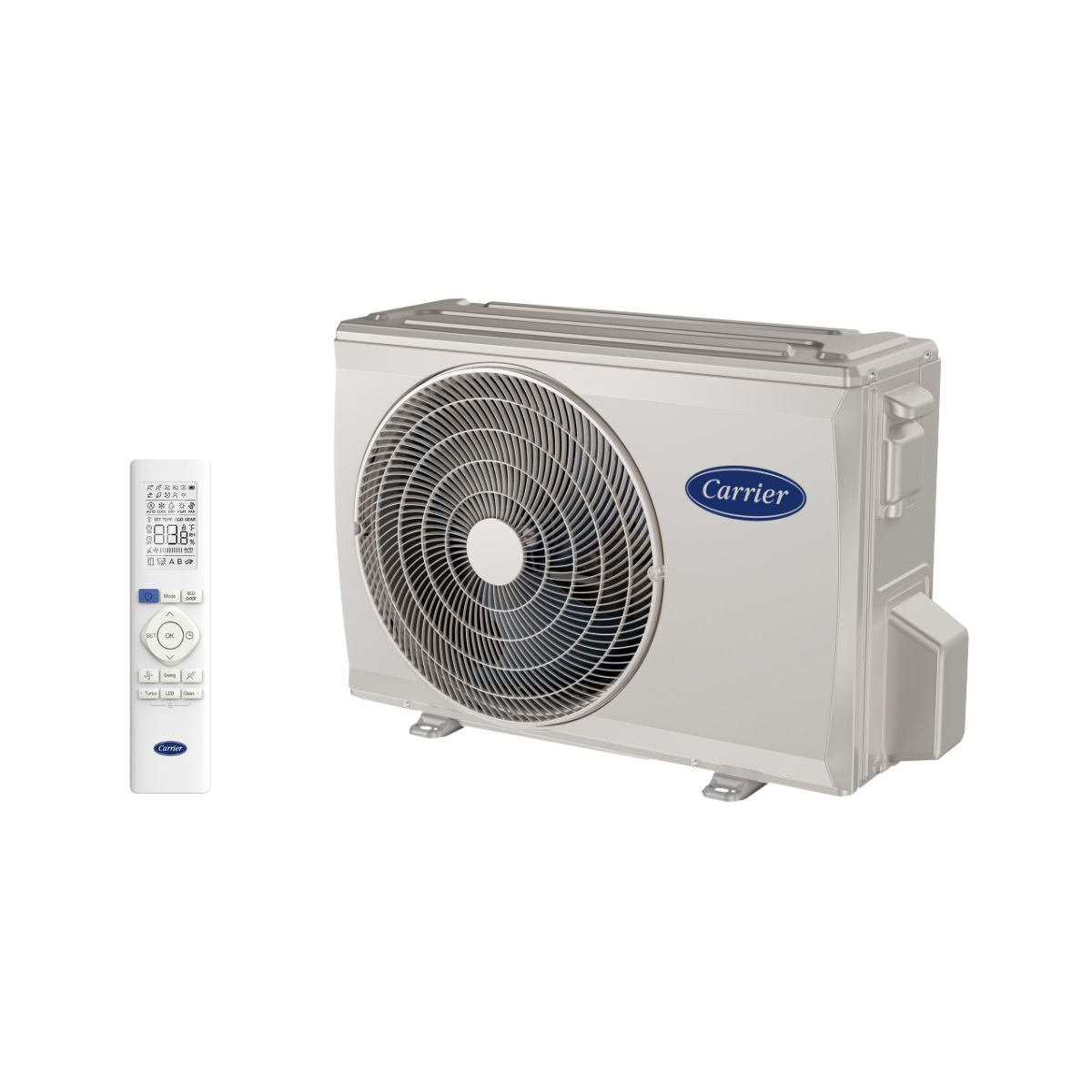 Aire Acondicionado Carrier Mini Split Puron X Inverter R32 12000 BTUs 110V Frío y Calor Blanco 53PXQ121D.