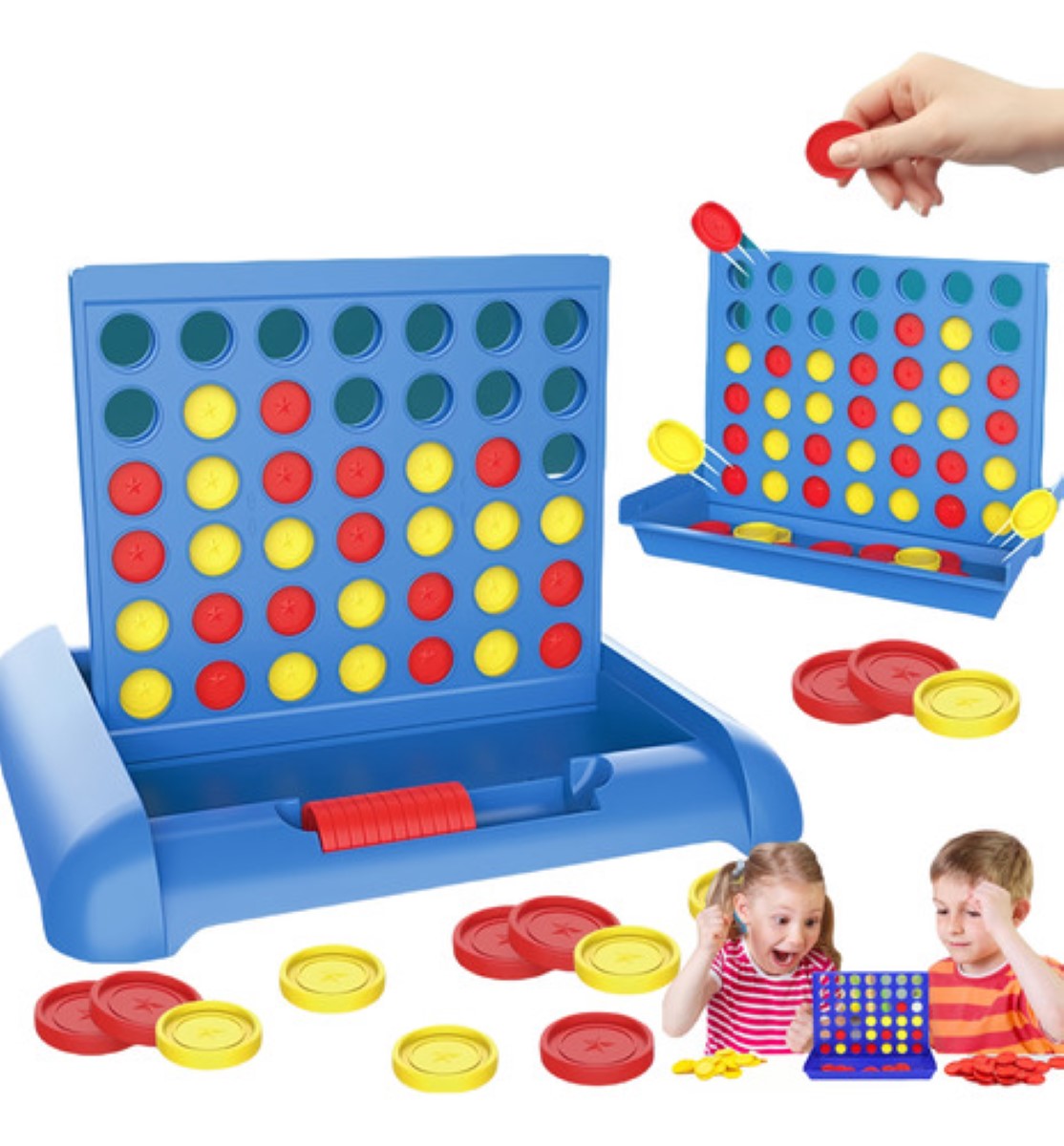 Juguetes Educativos Para Niños Juego Mesa Plegable Azul