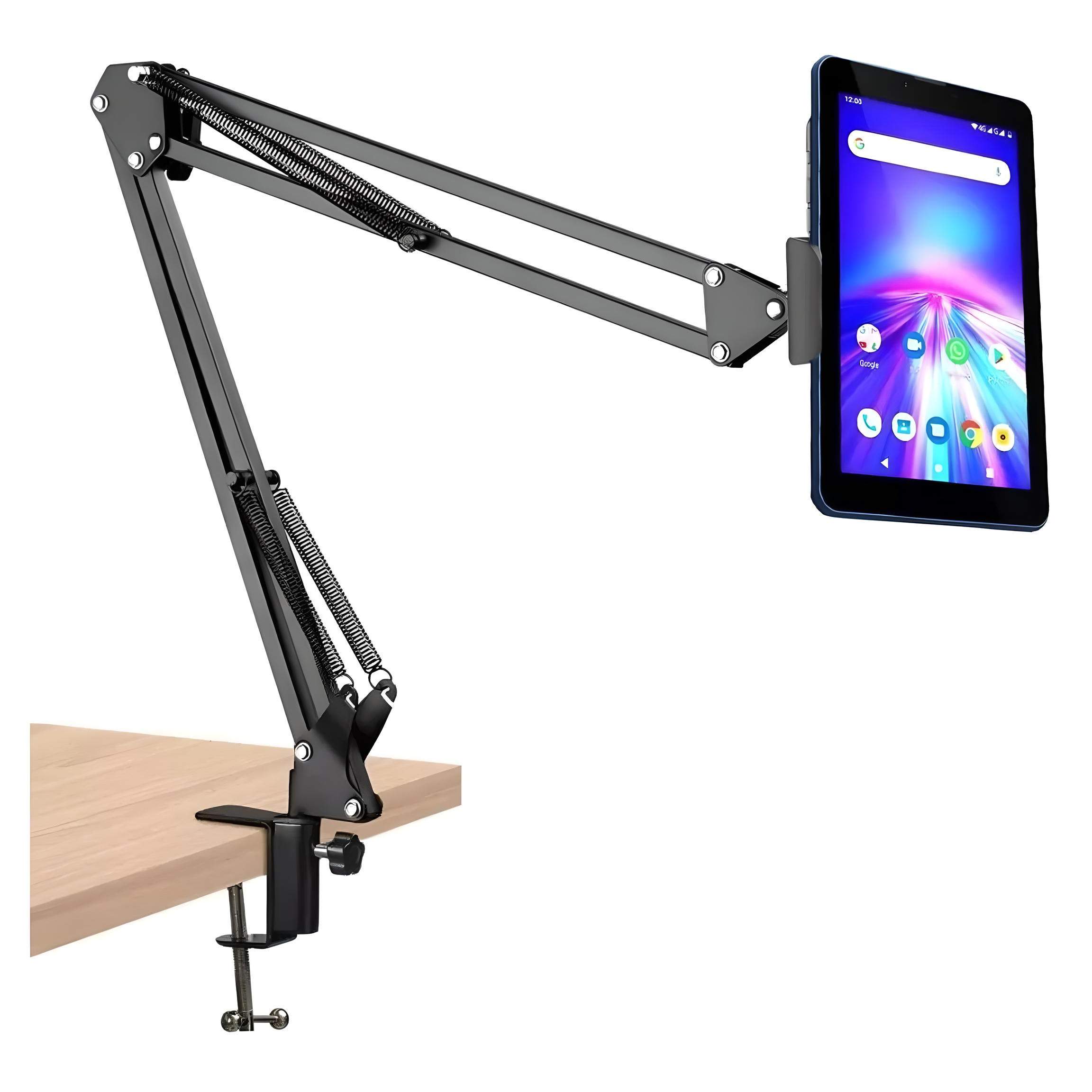 Soporte Celular Tablet Brazo Flexible Ajustable Con Clip