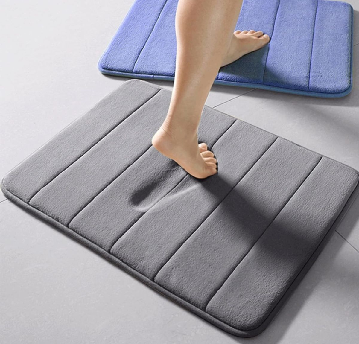 Tapete de Baño Antideslizante con Espuma Viscoelástica Absorbente y Suave.