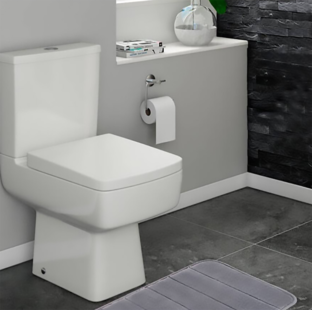 Tapete de Baño Antideslizante con Espuma Viscoelástica Absorbente y Suave.