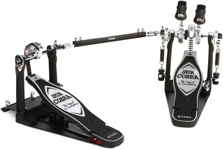 PEDAL DOBLE TAMA IRON COBRA HP900PWN, CON ESTUCHE.