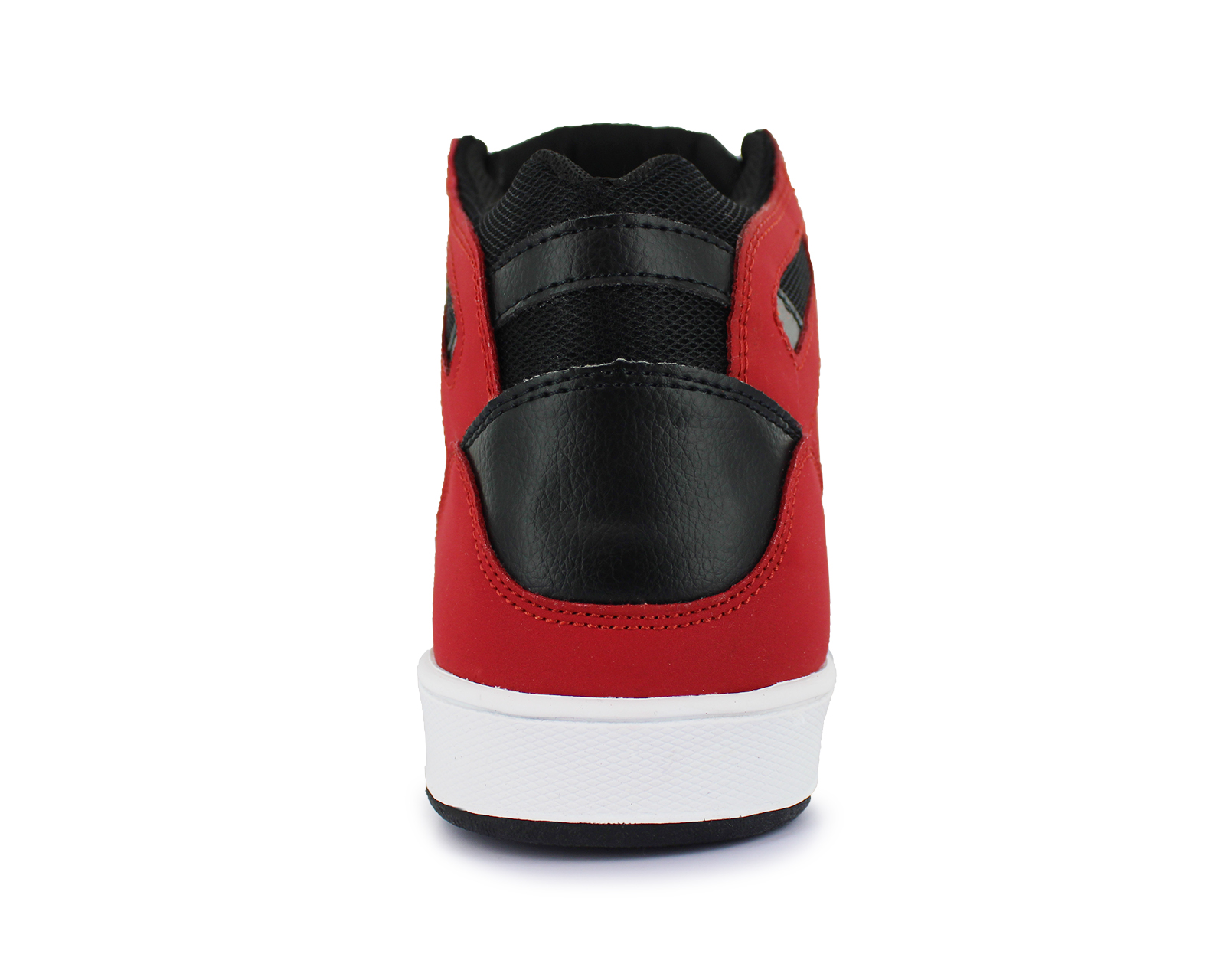 Tenis Casual Negro Rojo Hombre Liderato Newk