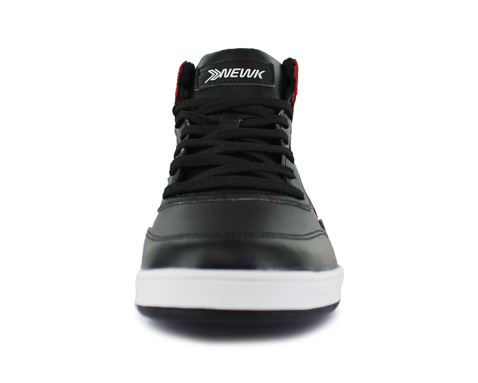 Tenis Casual Negro Rojo Hombre Liderato Newk