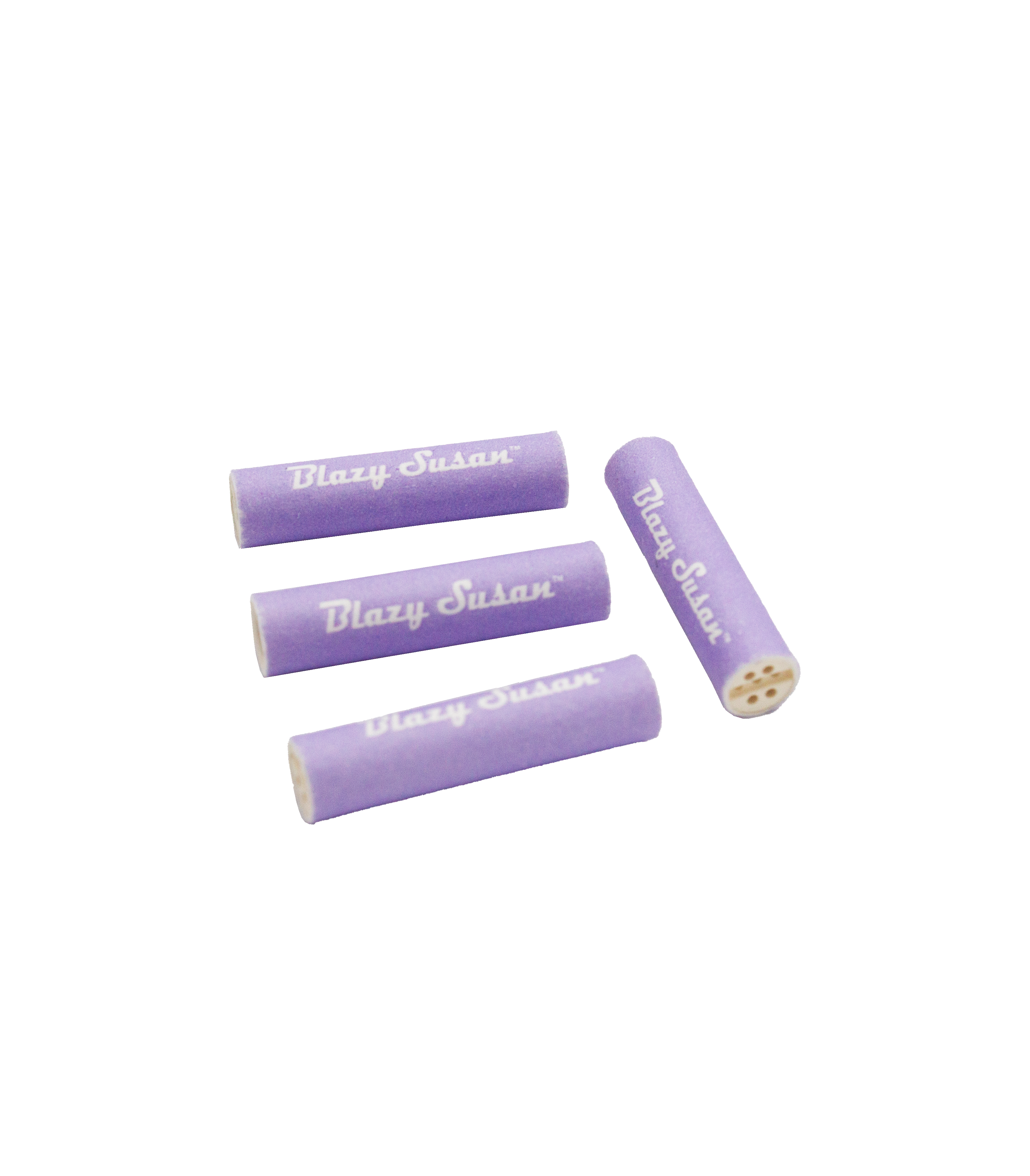 Paquete de 20 Bolsas con 50 Filtros Morados Blazy x Purize, Xtra Slim (Carbon Activado)