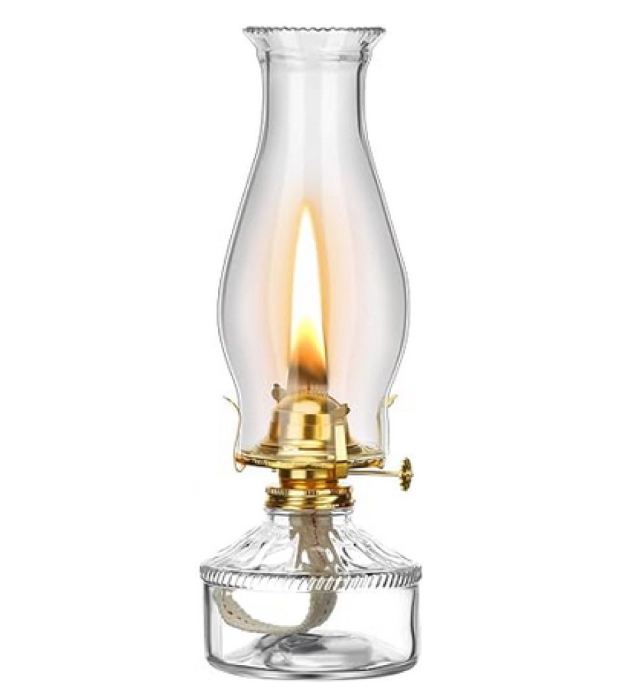 Quinqué Lámpara Clásica De Aceite O Petróleo Modelo Bohemia