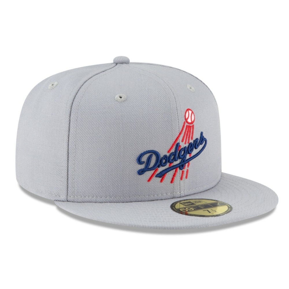 Gorra New Era Los Angeles Dodgers gris TALLA 7 3/8 (58.7 cm) 11590971.