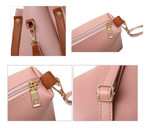 Set 4 Bolsas Mujer Moda Cartera Crossbody Tote Hobo Hombro