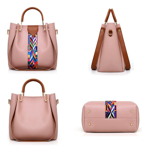 Set 4 Bolsas Mujer Moda Cartera Crossbody Tote Hobo Hombro