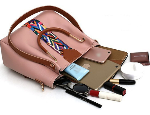 Set 4 Bolsas Mujer Moda Cartera Crossbody Tote Hobo Hombro