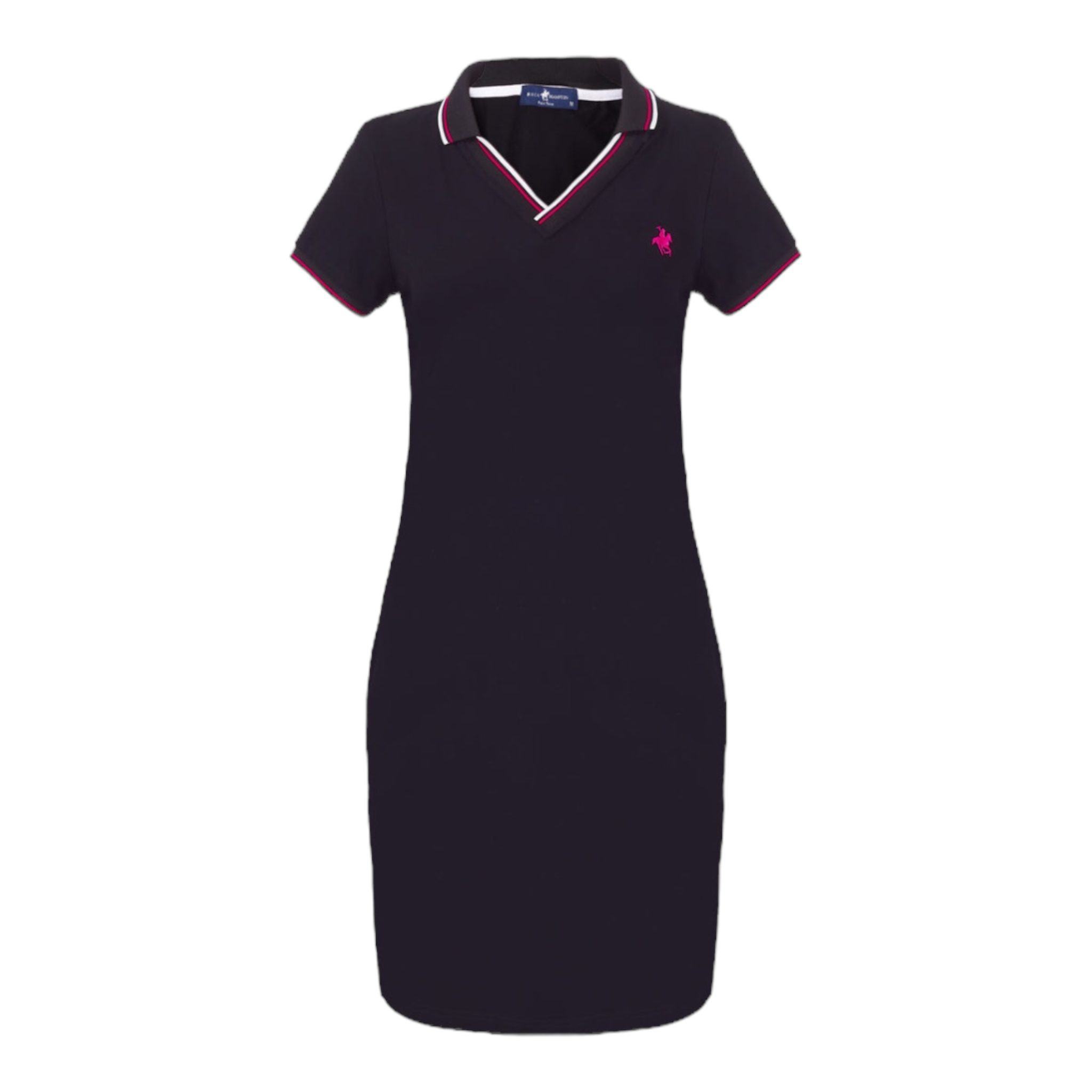 Vestido Clásico Negro Polo Team.