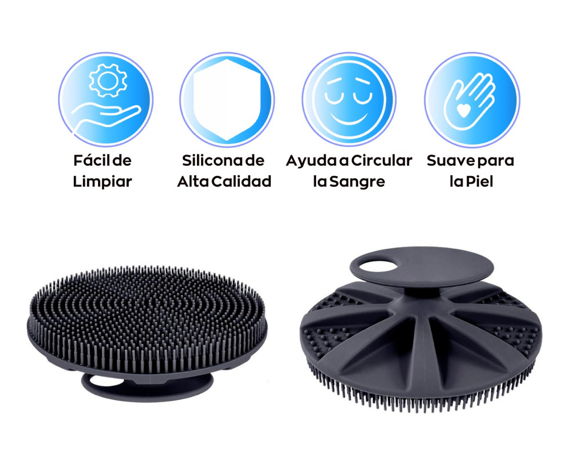 Cepillo Esponja Corporal De Silicón Exfoliante Corpora.