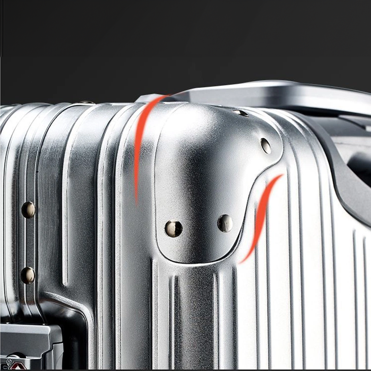 Maleta para Viaje Carry On 20” Minimalista & Elegante de Aluminio Vom Wald®.